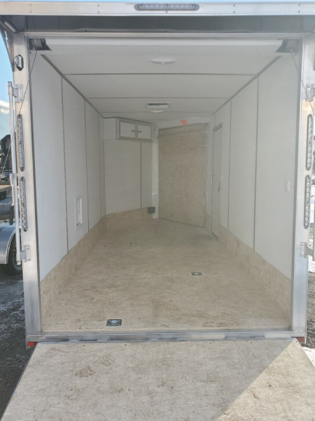 New 2025 LIGHTNING TRAILERS 7'x19' Inline Snowmobile Trailer