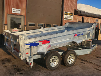 New 2025 K-TRAIL 6x12 dump 5 ton Dump Trailer