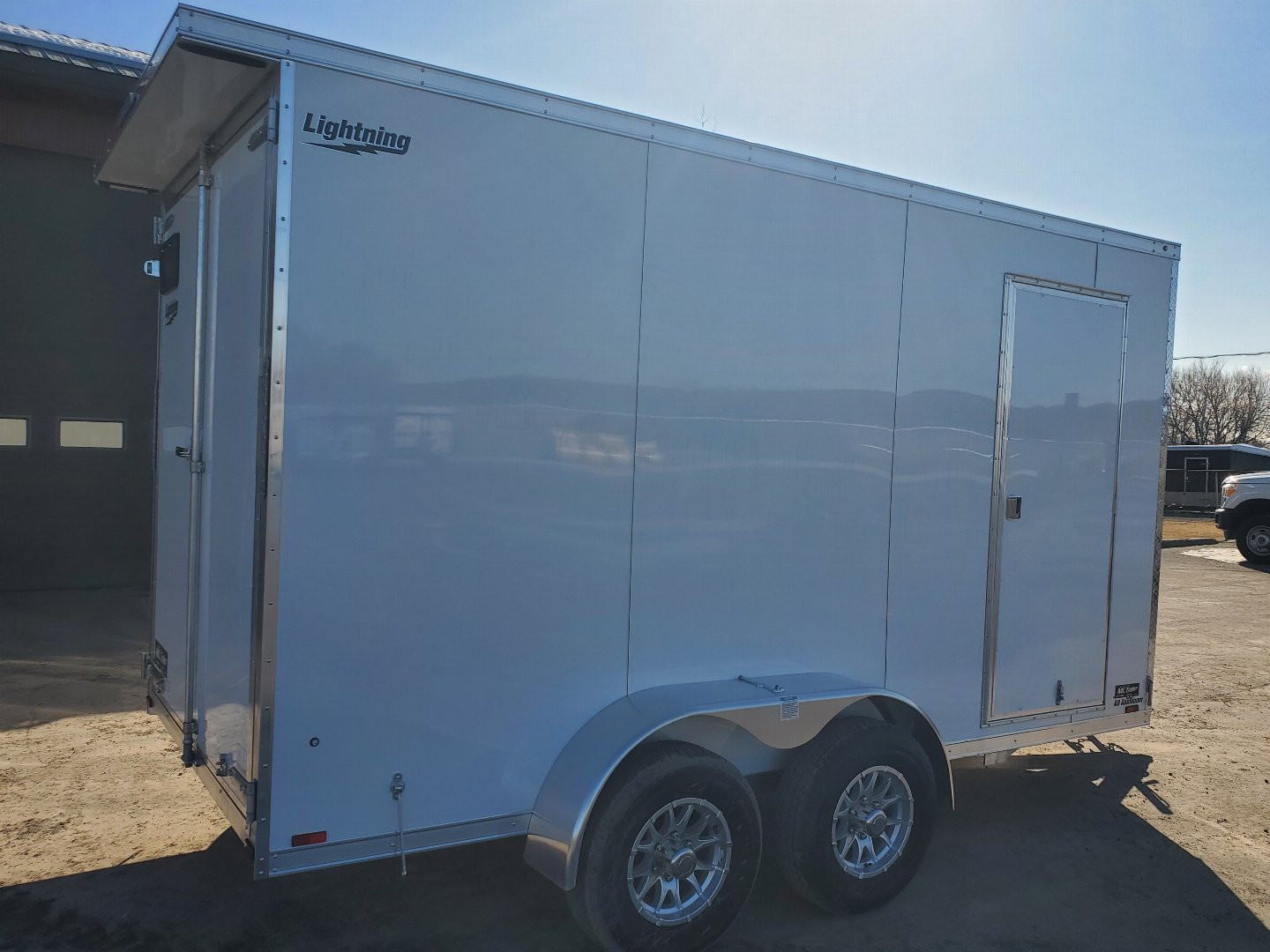 New 2025 LIGHTNING ALL ALUMINUM 7'x14' TA-5200 Cargo / Enclosed Trailer