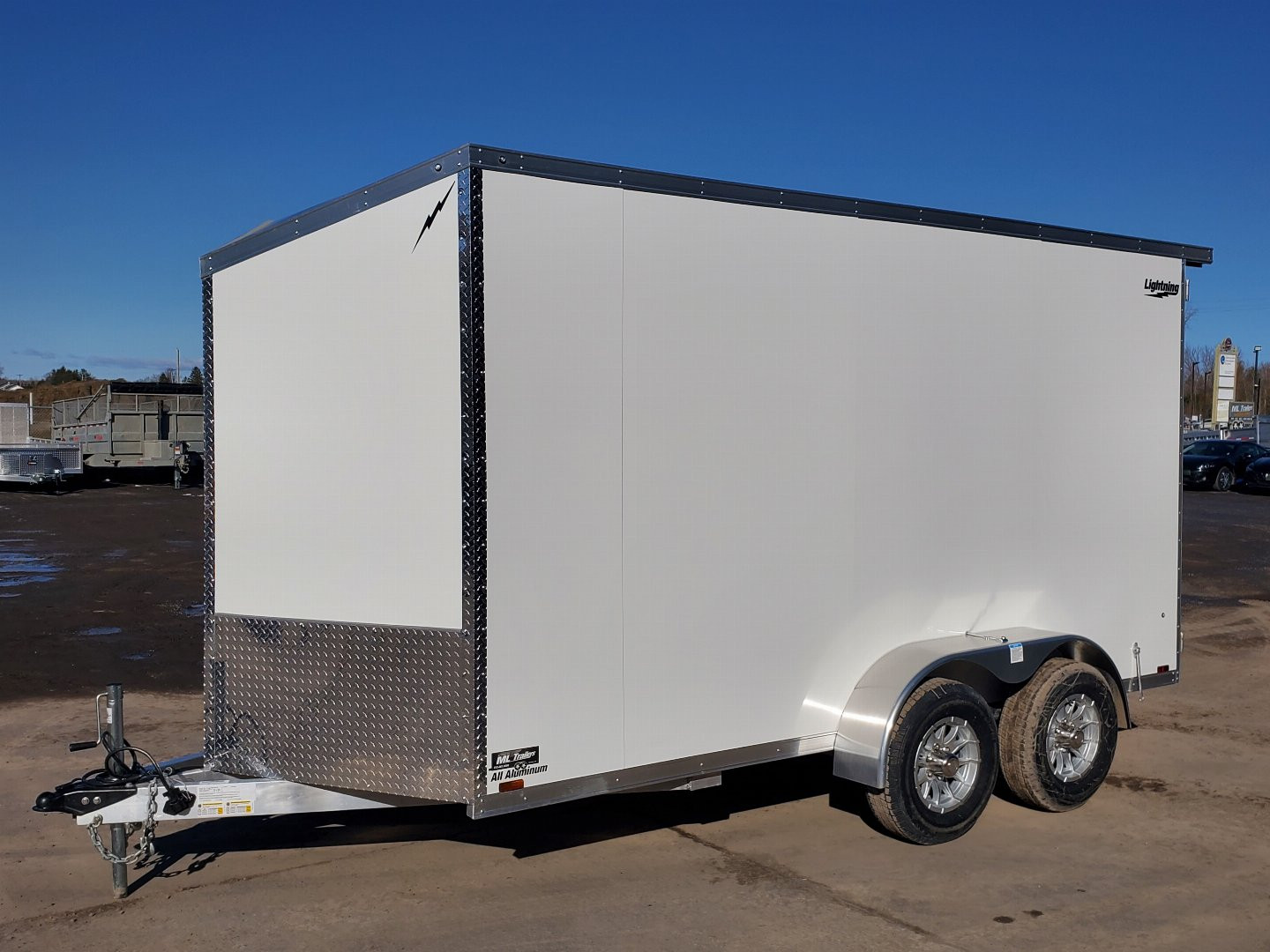 New 2025 LIGHTNING ALL ALUMINUM 7'x14' TA-5200 Cargo / Enclosed Trailer