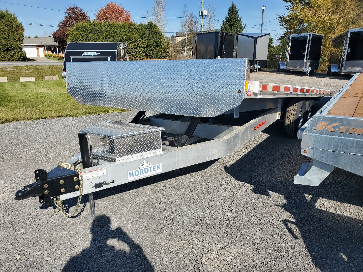 New 2025 Nordtek 7 Ton 22' Tilt Deck Tilt Trailer