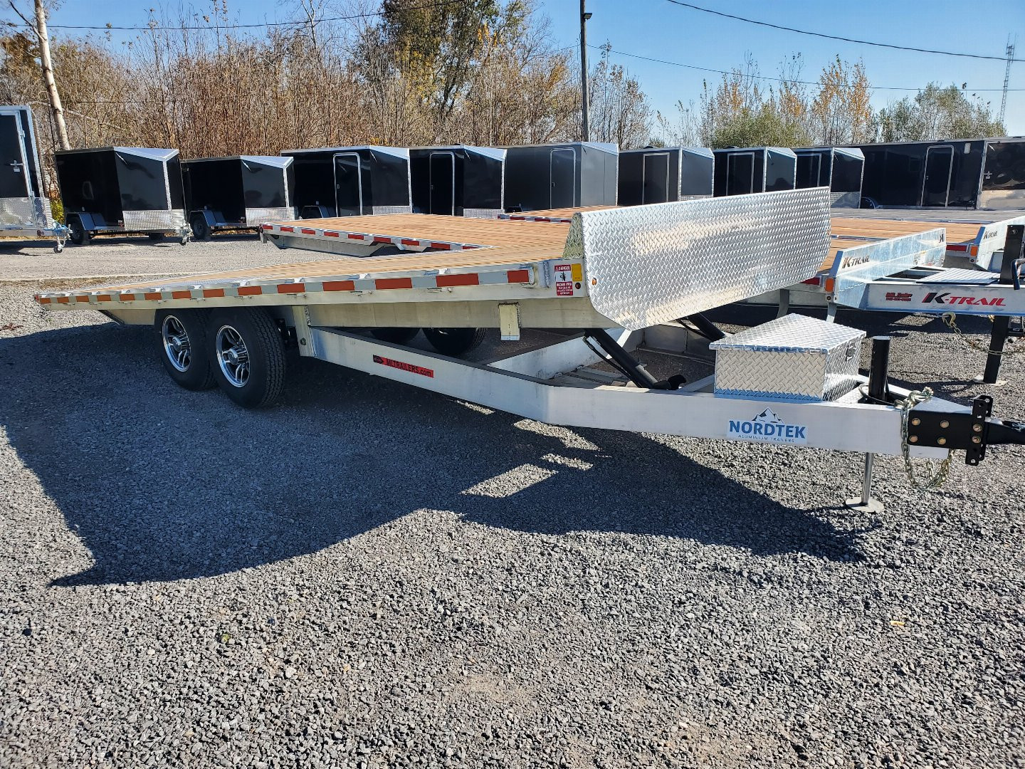 New 2025 Nordtek 7 Ton 22' Tilt Deck Tilt Trailer