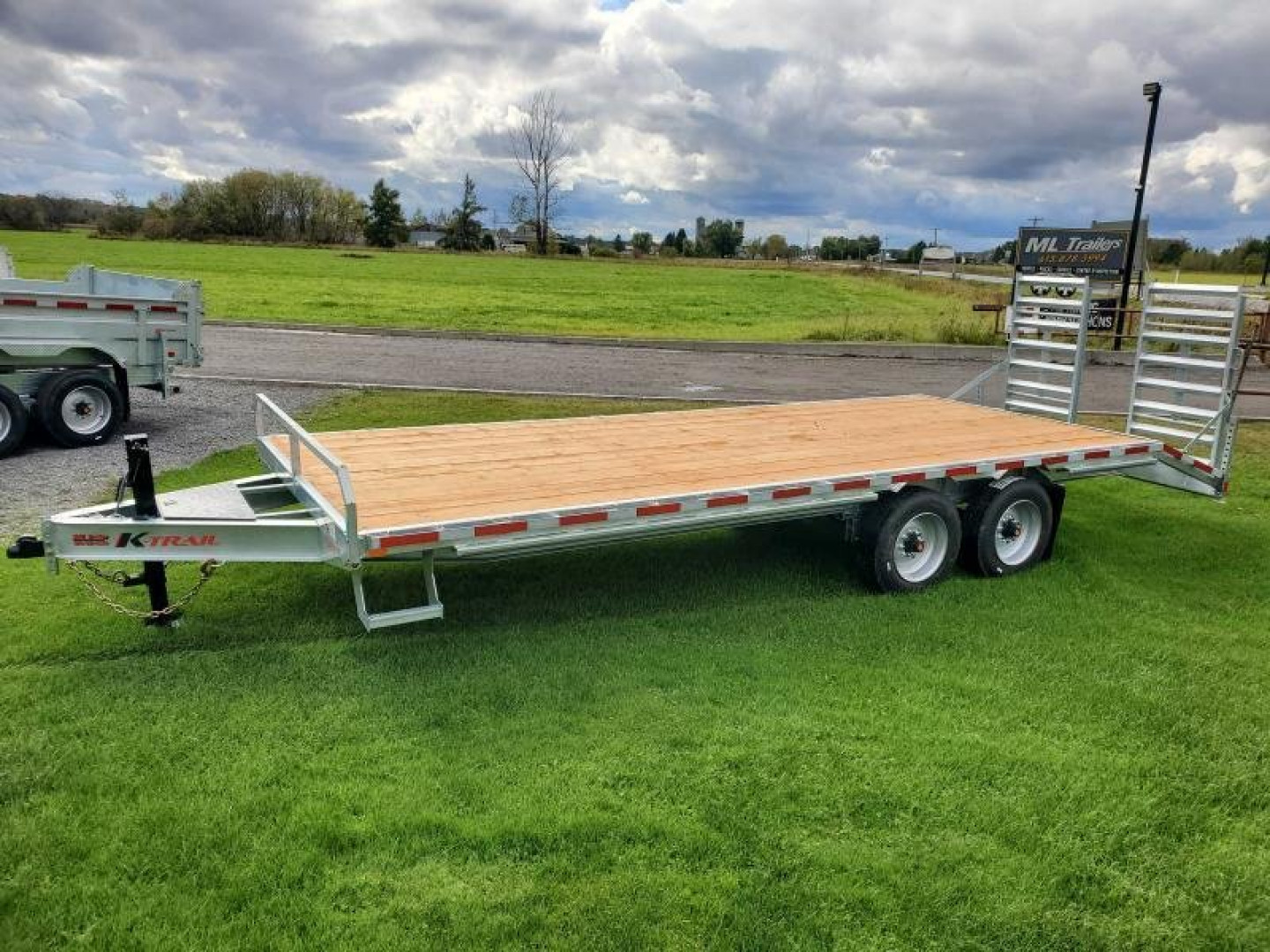 New 2025 K Trail 20'+3' 8.5 Ton Deckover Trailer