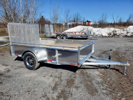New 2026 Enbeck All Aluminum 6'x12' SA-3500 Utility Trailer