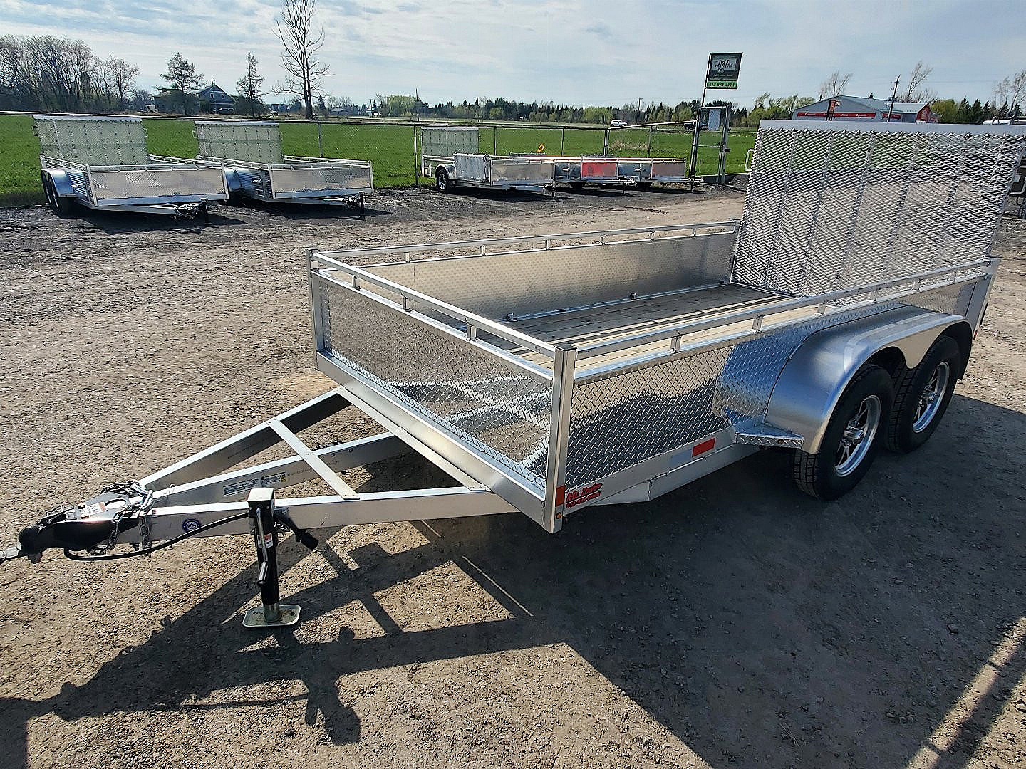 New 2026 Enbeck All Aluminum 6'x12' Landscape Trailer Utility Trailer