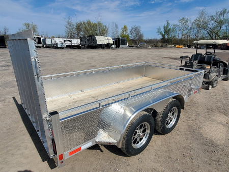 New 2026 Enbeck All Aluminum 6'x12' Landscape Trailer Utility Trailer