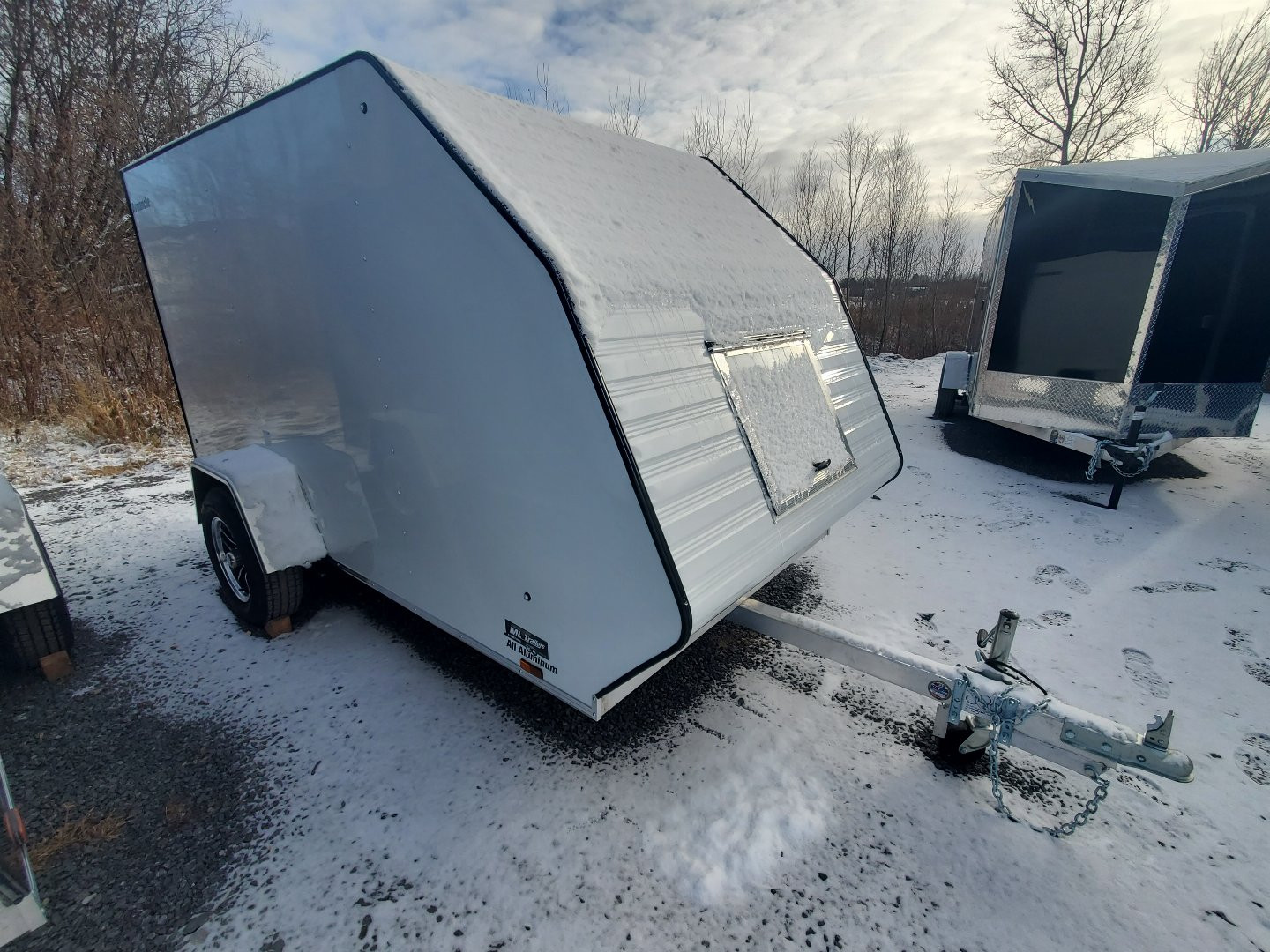 New 2025 Lightning Avalanche Single 5.5' x 11' Snowmobile Trailer