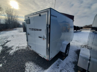 New 2025 Lightning Avalanche Single 5.5' x 11' Snowmobile Trailer