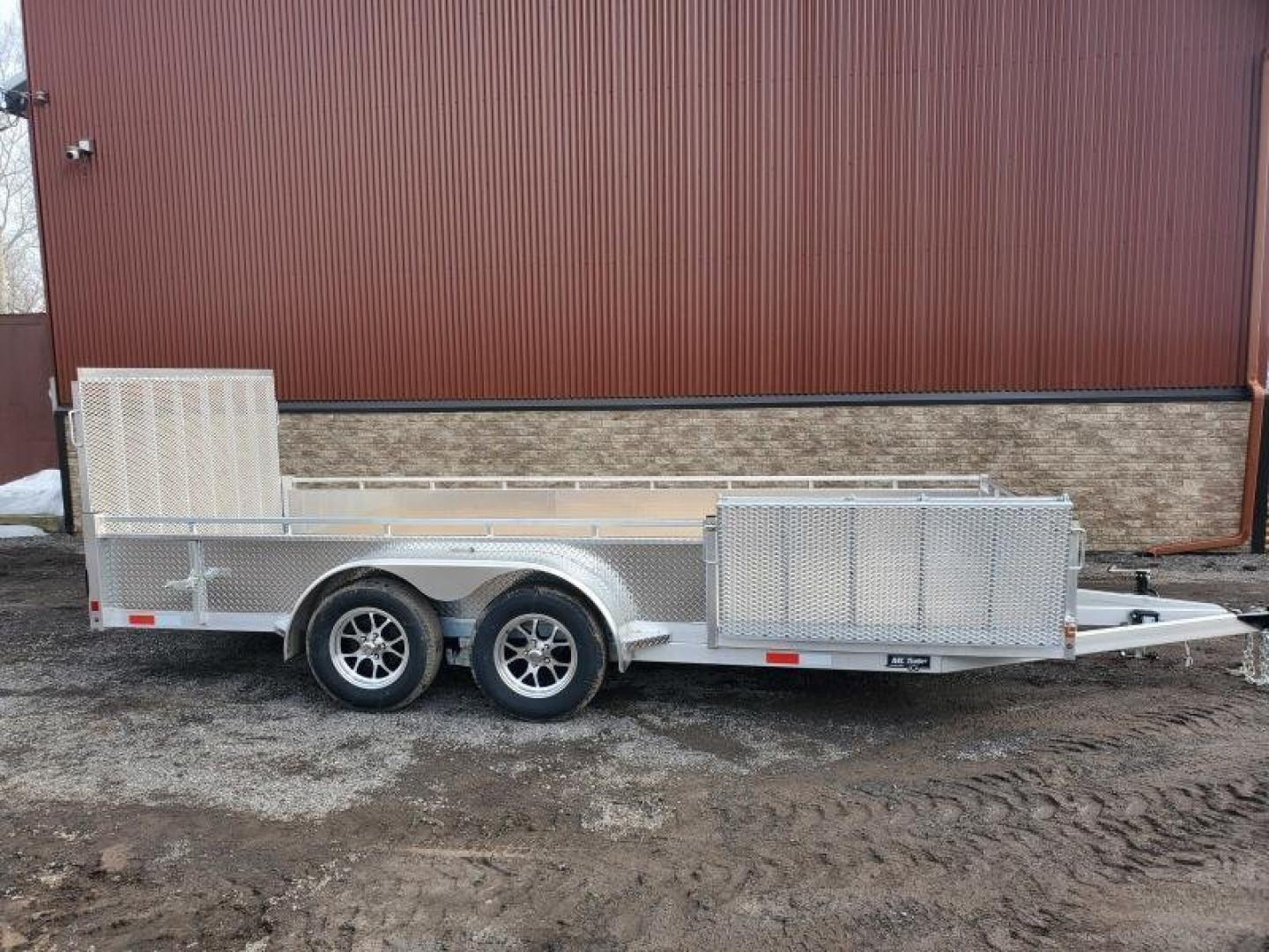 New 2026 Enbeck All Aluminum 7'x16' Landscape Trailer Utility Trailer