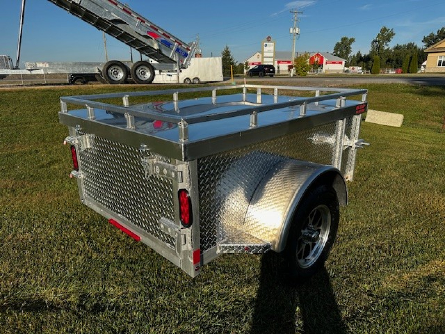 New 2026 ML Trailers 4'x6' Aluminum Cargo / Enclosed Trailer
