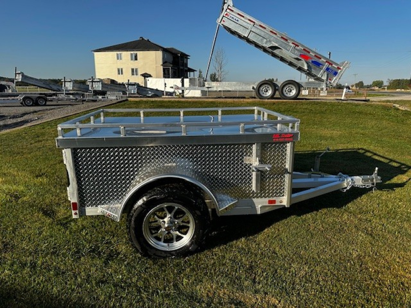 New 2026 ML Trailers 4'x6' Aluminum Cargo / Enclosed Trailer