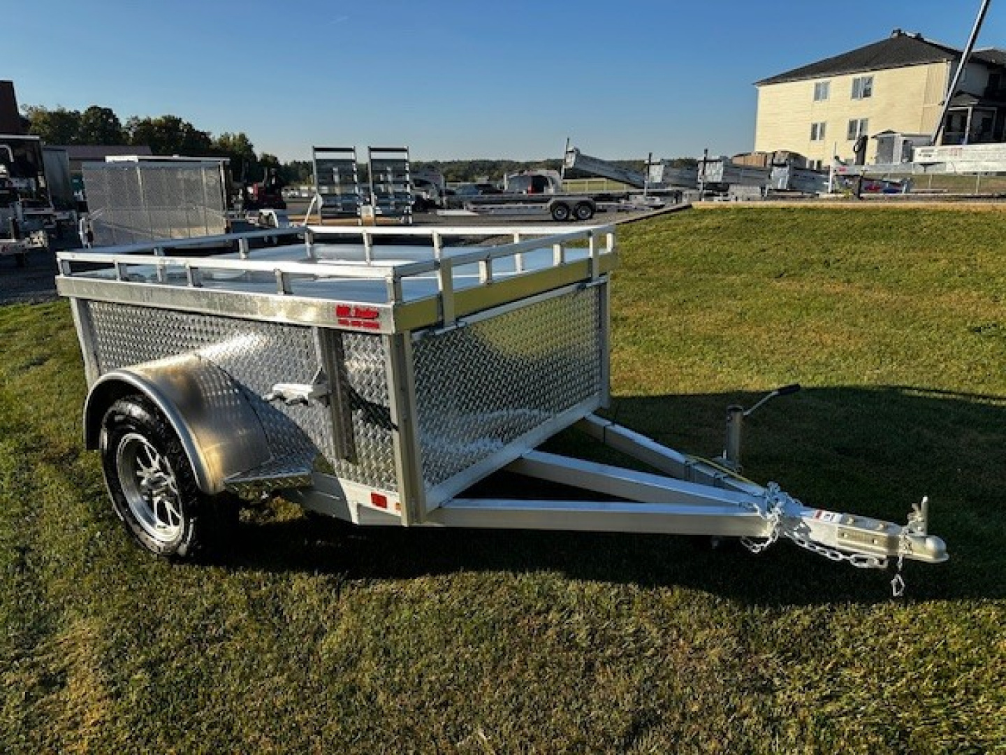 New 2026 ML Trailers 4'x6' Aluminum Cargo / Enclosed Trailer