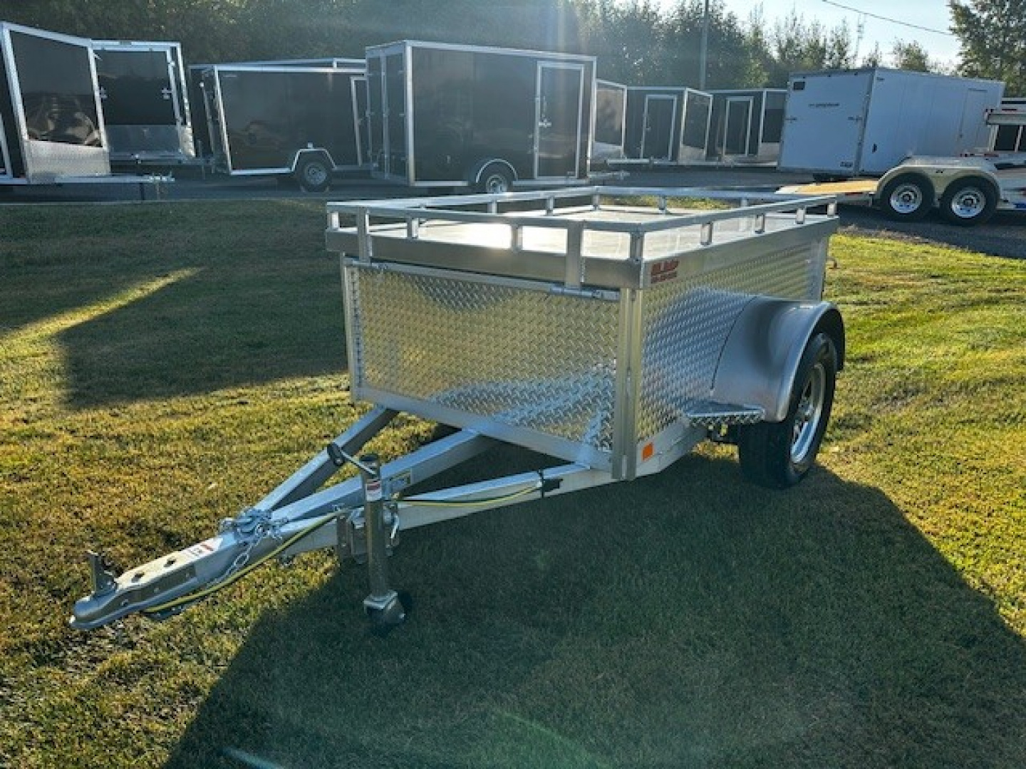 New 2026 ML Trailers 4'x6' Aluminum Cargo / Enclosed Trailer