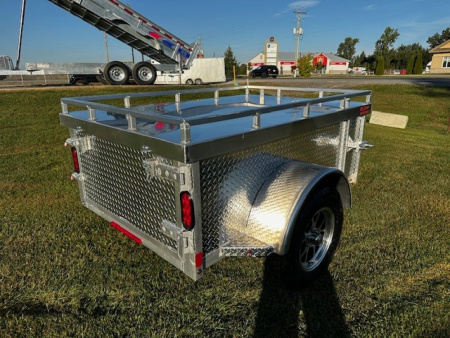 New 2026 ML Trailers 4'x6' Aluminum Cargo / Enclosed Trailer