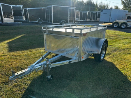 New 2026 ML Trailers 4'x6' Aluminum Cargo / Enclosed Trailer