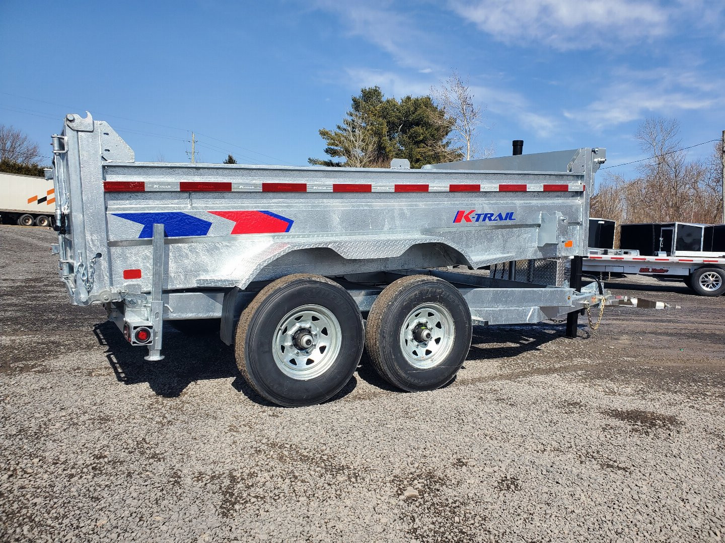 New 2025 K-TRAIL 7 x 12 Expert Series 7 Ton Dump Trailer