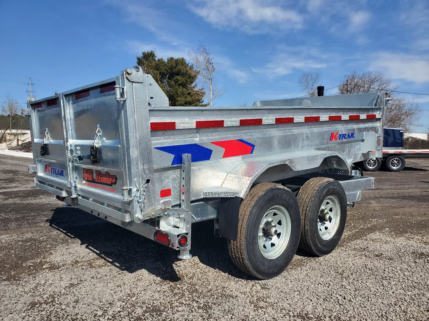 New 2025 K-TRAIL 7 x 12 Expert Series 7 Ton Dump Trailer
