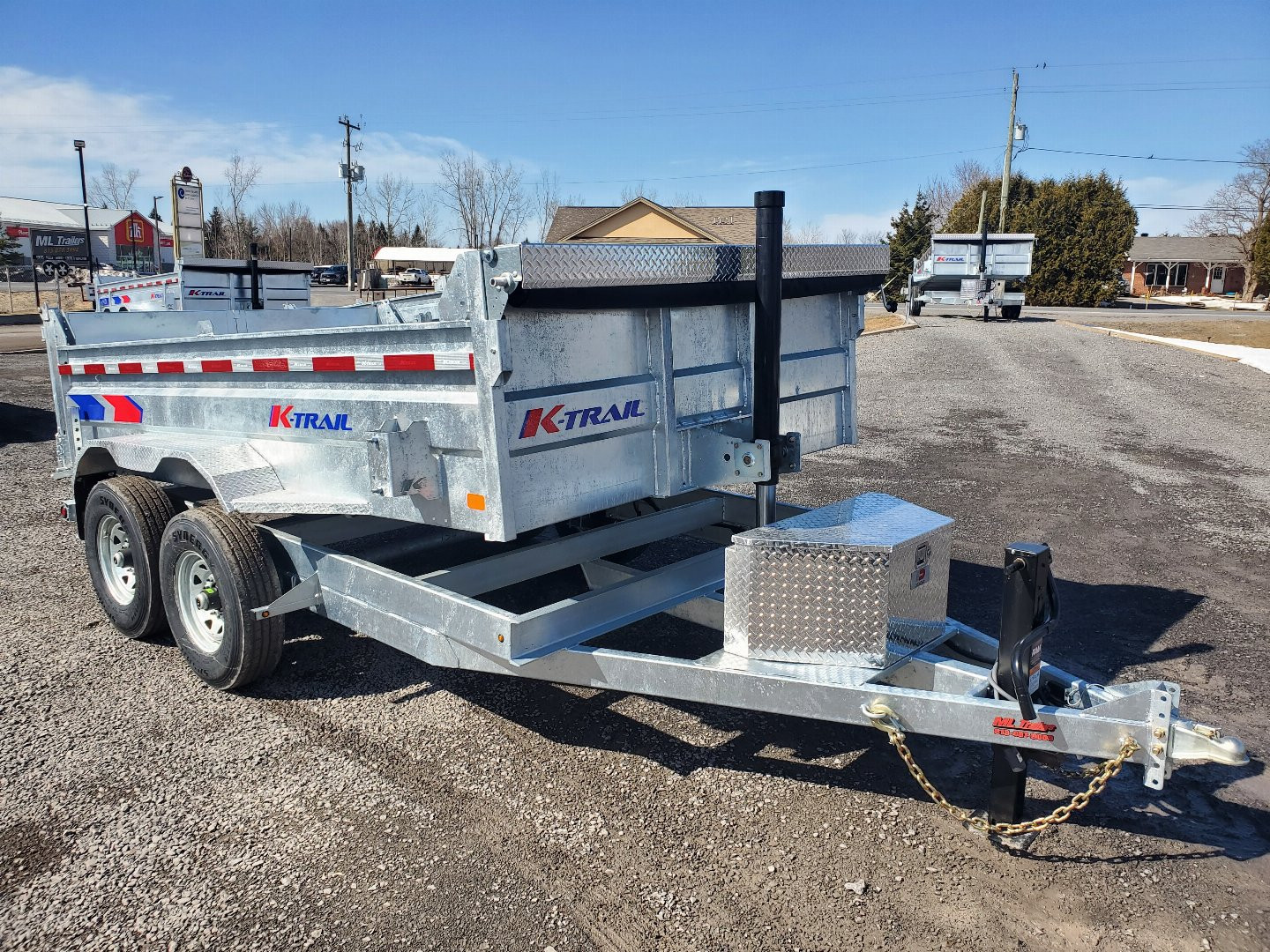 New 2025 K-TRAIL 7 x 12 Expert Series 7 Ton Dump Trailer