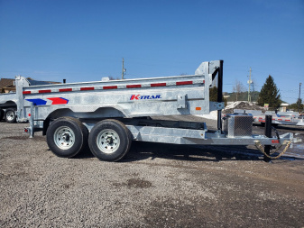 New 2025 K-TRAIL 7 x 12 Expert Series 7 Ton Dump Trailer