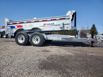 New 2025 K-TRAIL 7 x 12 Expert Series 7 Ton Dump Trailer