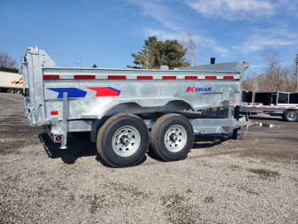 New 2025 K-TRAIL 7 x 12 Expert Series 7 Ton Dump Trailer