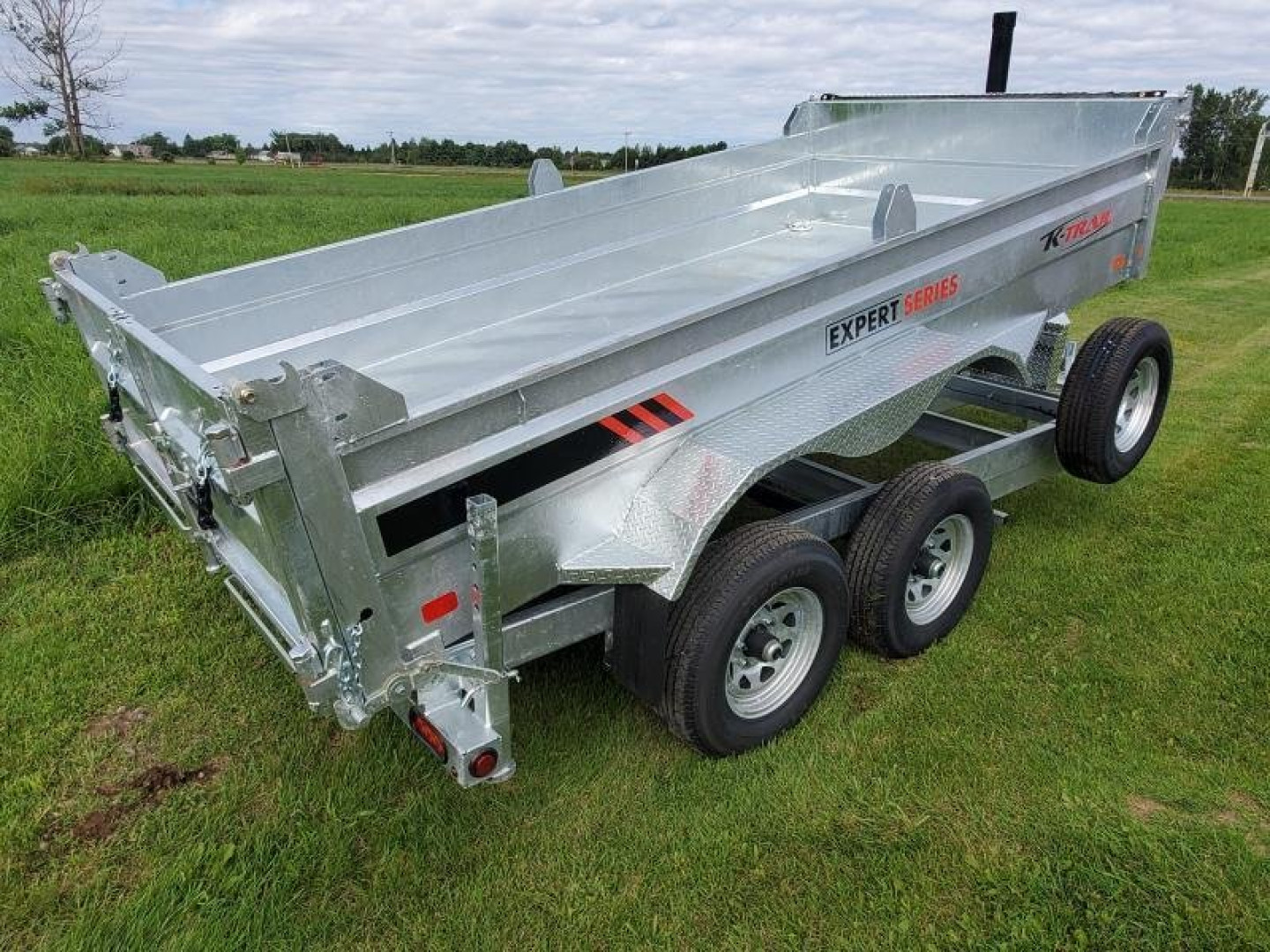 New 2025 K-TRAIL 6x12 dump 5 ton Dump Trailer