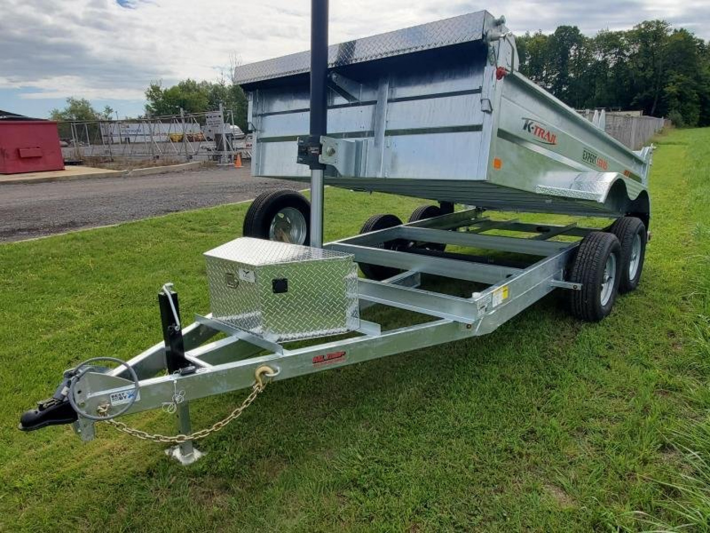 New 2025 K-TRAIL 6x12 dump 5 ton Dump Trailer