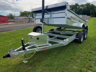 New 2025 K-TRAIL 6x12 dump 5 ton Dump Trailer