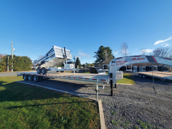 New 2025 K-TRAIL 35 + 5 30K Gooseneck Equipment Trailer