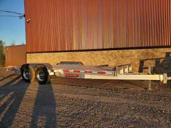 New 2025 ENBECK 18' All Aluminum Car Hauler/Equipment Hauler Equipment Trailer