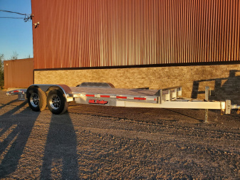 New 2025 ENBECK 18' All Aluminum Car Hauler/Equipment Hauler Equipment Trailer