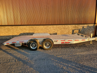 New 2025 ENBECK 18' All Aluminum Car Hauler/Equipment Hauler Equipment Trailer