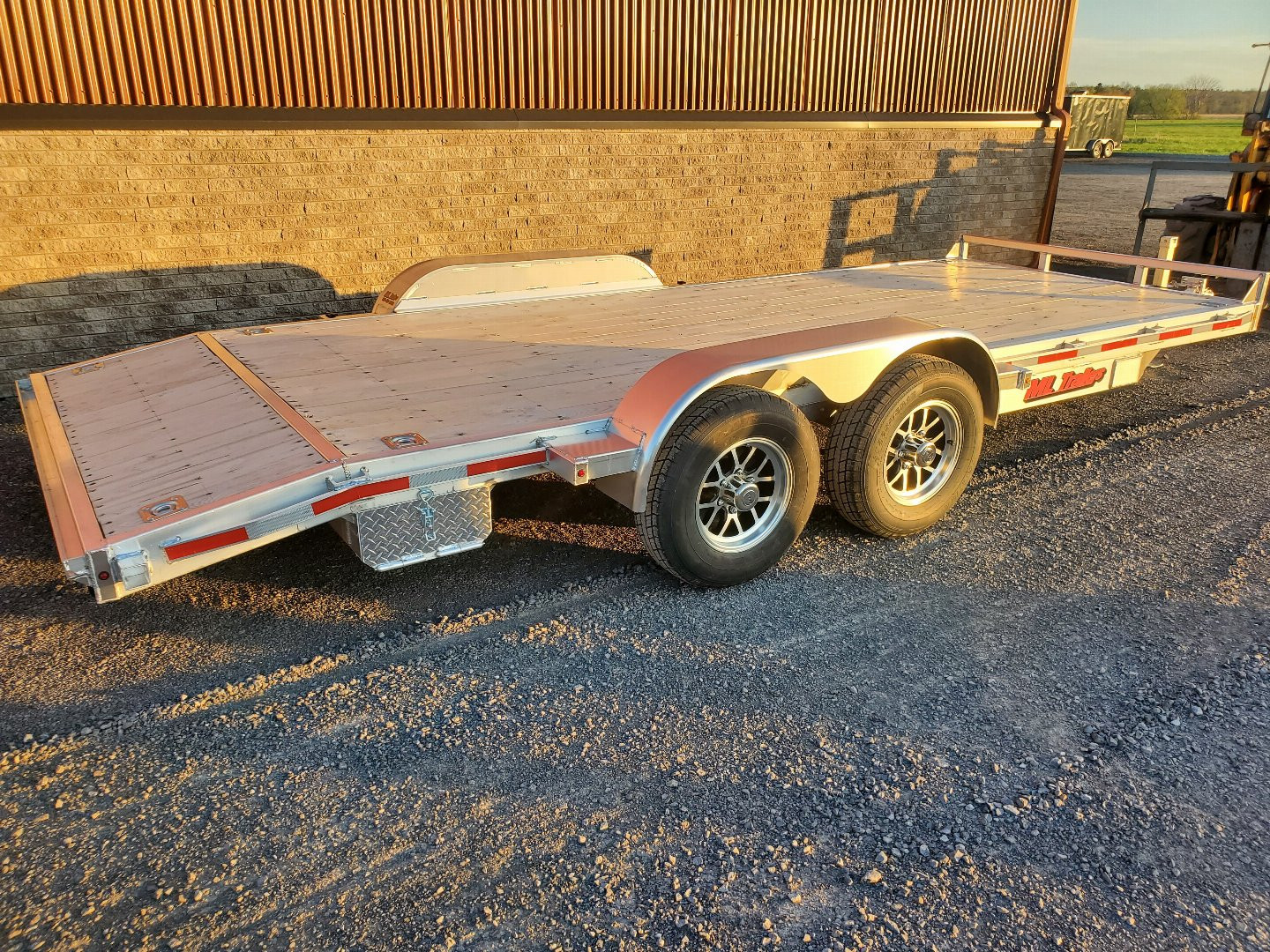 New 2025 ENBECK 20' All Aluminum Car Hauler / Equipment Trailer