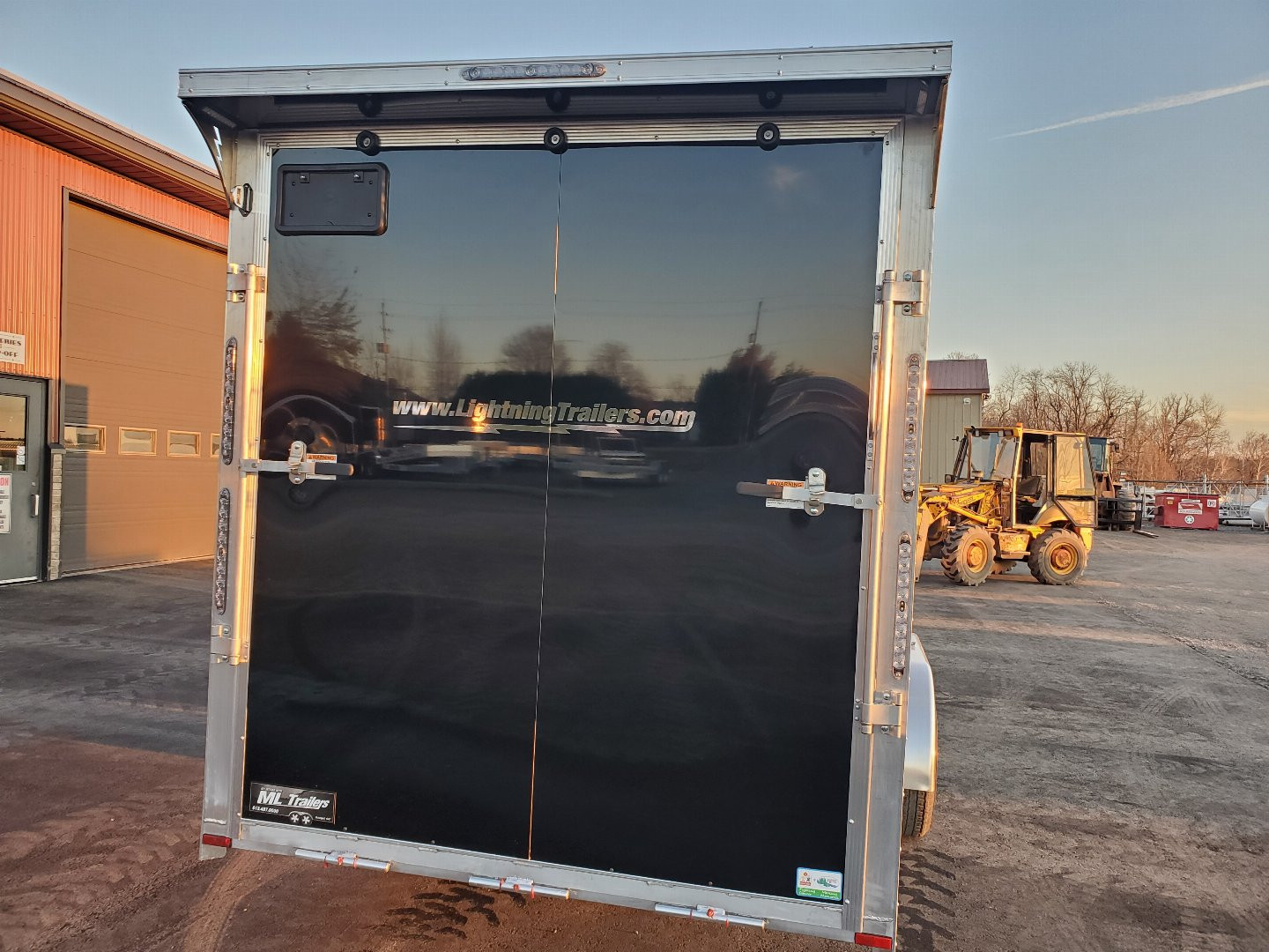 New 2025 LIGHTNING TRAILERS 7'x23' Inline Snowmobile Trailer