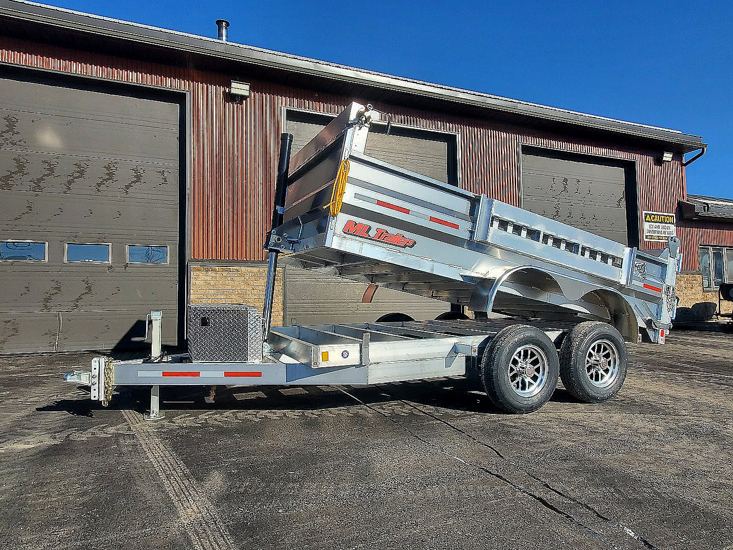 New 2026 Enbeck 6'x12' 5 Ton Dump Dump Trailer