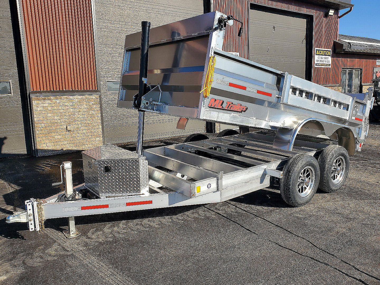 New 2026 Enbeck 6'x12' 5 Ton Dump Dump Trailer