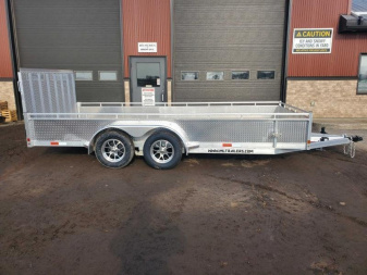 New 2025 Enbeck All Aluminum 7'x16' Landscape Trailer Utility Trailer