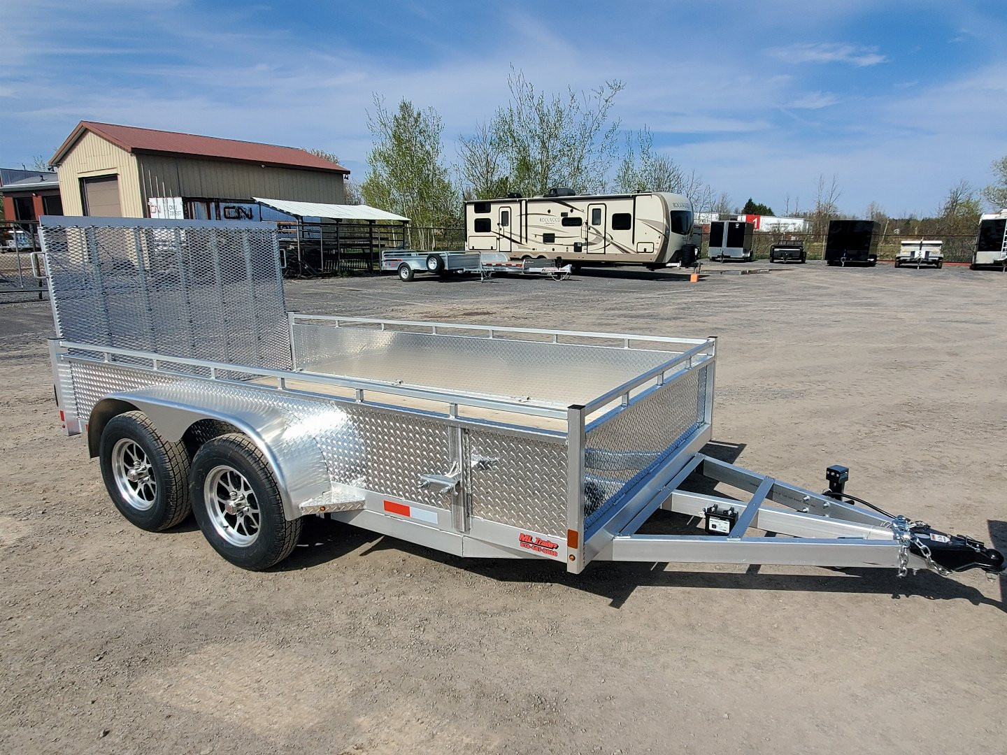 New 2025 Enbeck All Aluminum 6'x12' Landscape Trailer Utility Trailer