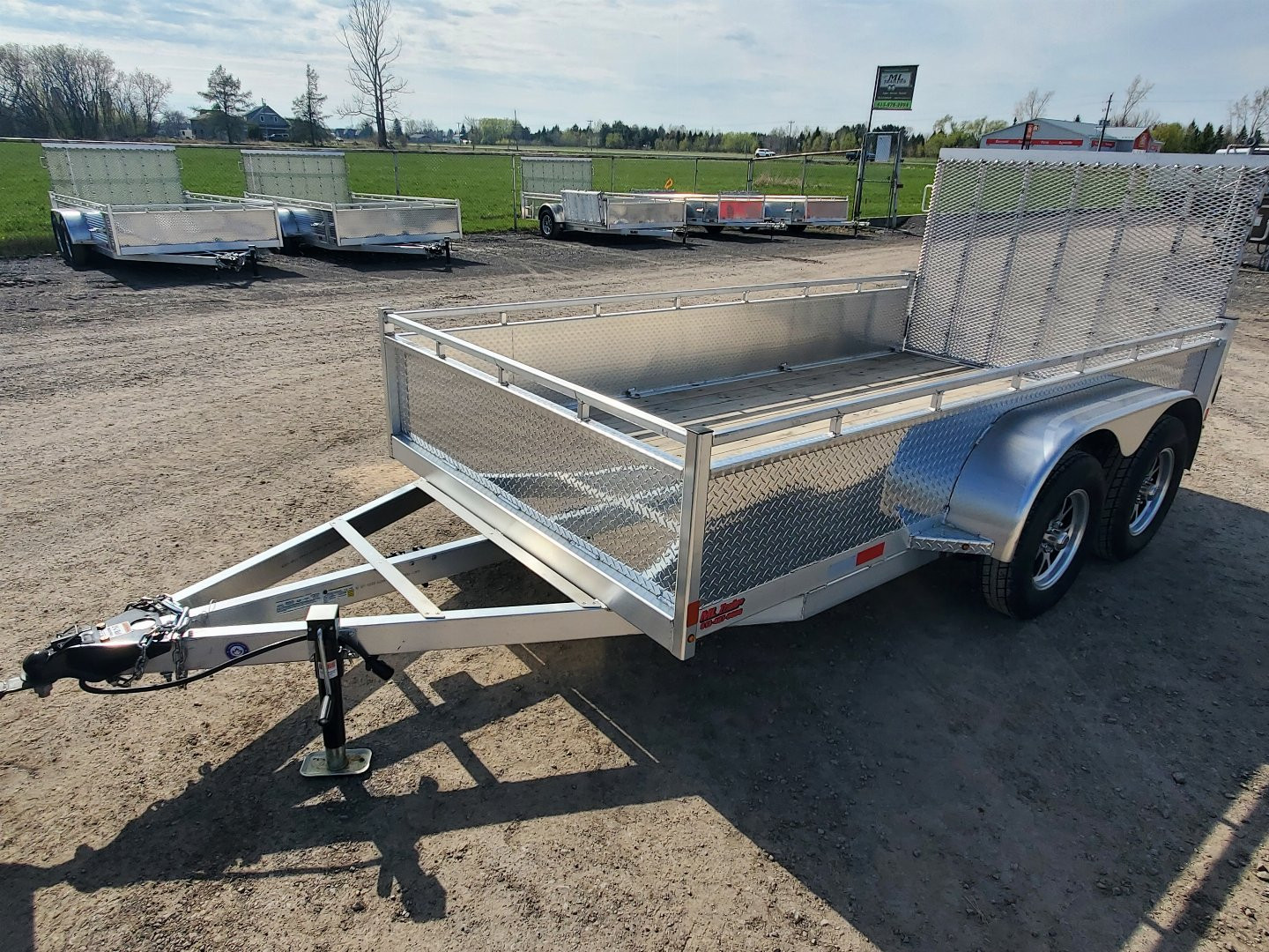 New 2025 Enbeck All Aluminum 6'x12' Landscape Trailer Utility Trailer