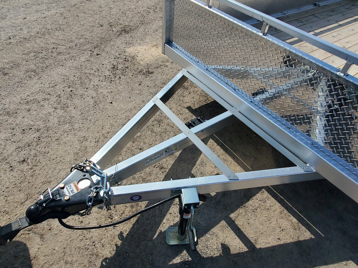 New 2025 Enbeck All Aluminum 6'x12' Landscape Trailer Utility Trailer