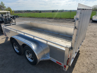New 2025 Enbeck All Aluminum 6'x12' Landscape Trailer Utility Trailer