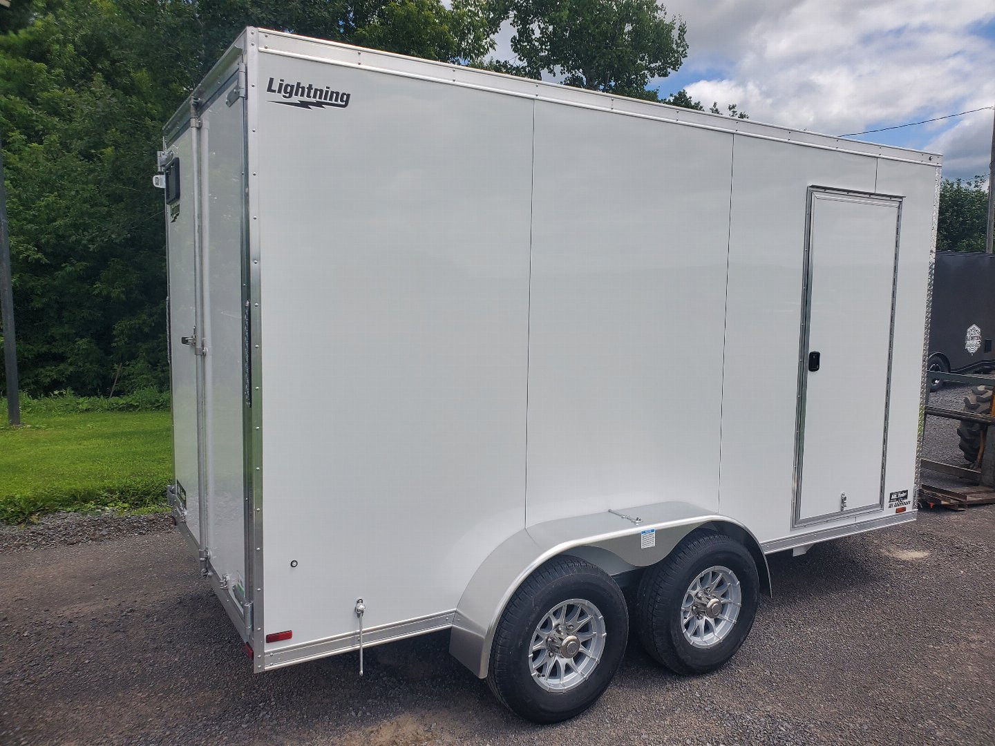 New 2025 LIGHTNING ALL ALUMINUM 7'x14' TA-3500 CONTRACTOR TRAILER