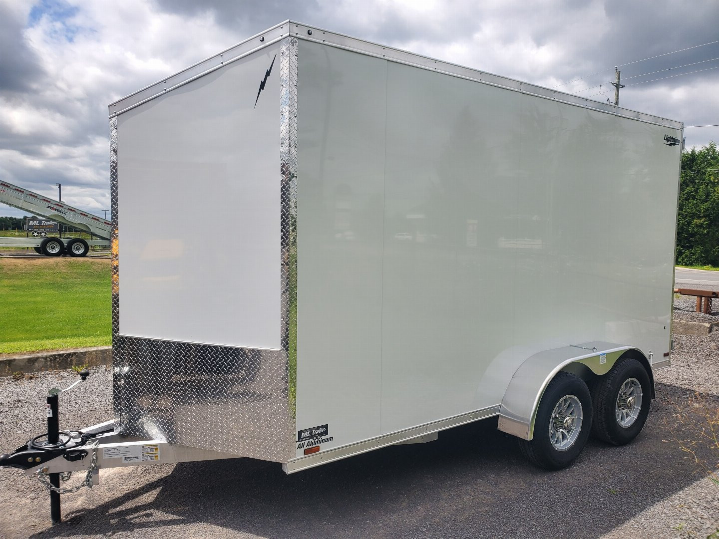 New 2025 LIGHTNING ALL ALUMINUM 7'x14' TA-3500 CONTRACTOR TRAILER