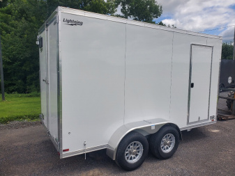 New 2025 LIGHTNING ALL ALUMINUM 7'x14' TA-3500 CONTRACTOR TRAILER