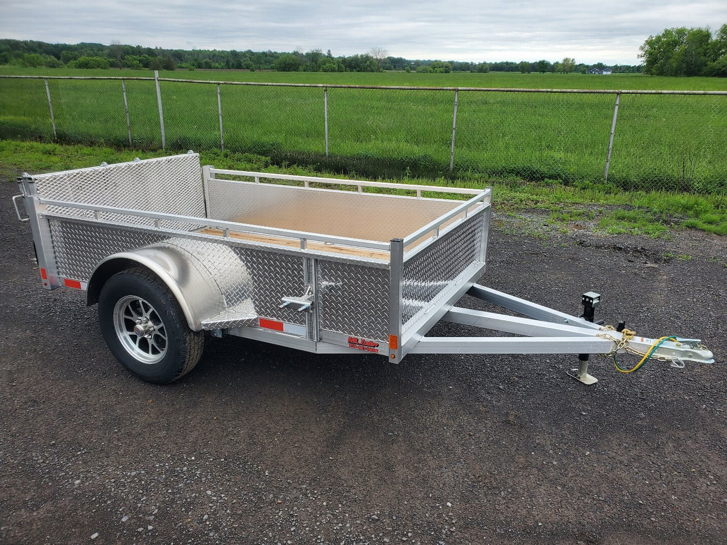 New 2026 Enbeck All Aluminum 5'x8' SA-3500 Utility Trailer