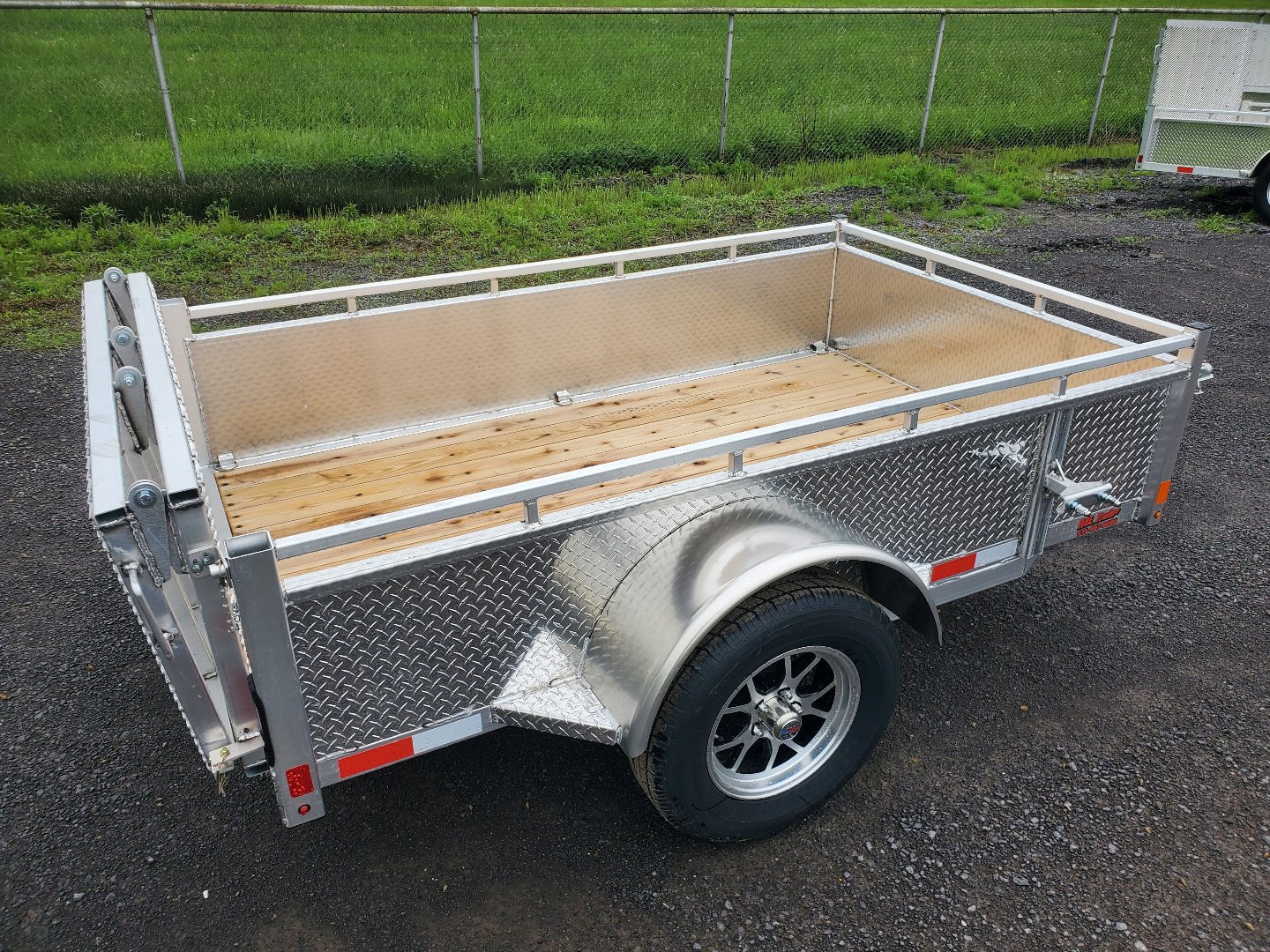 New 2026 Enbeck All Aluminum 5'x8' SA-3500 Utility Trailer