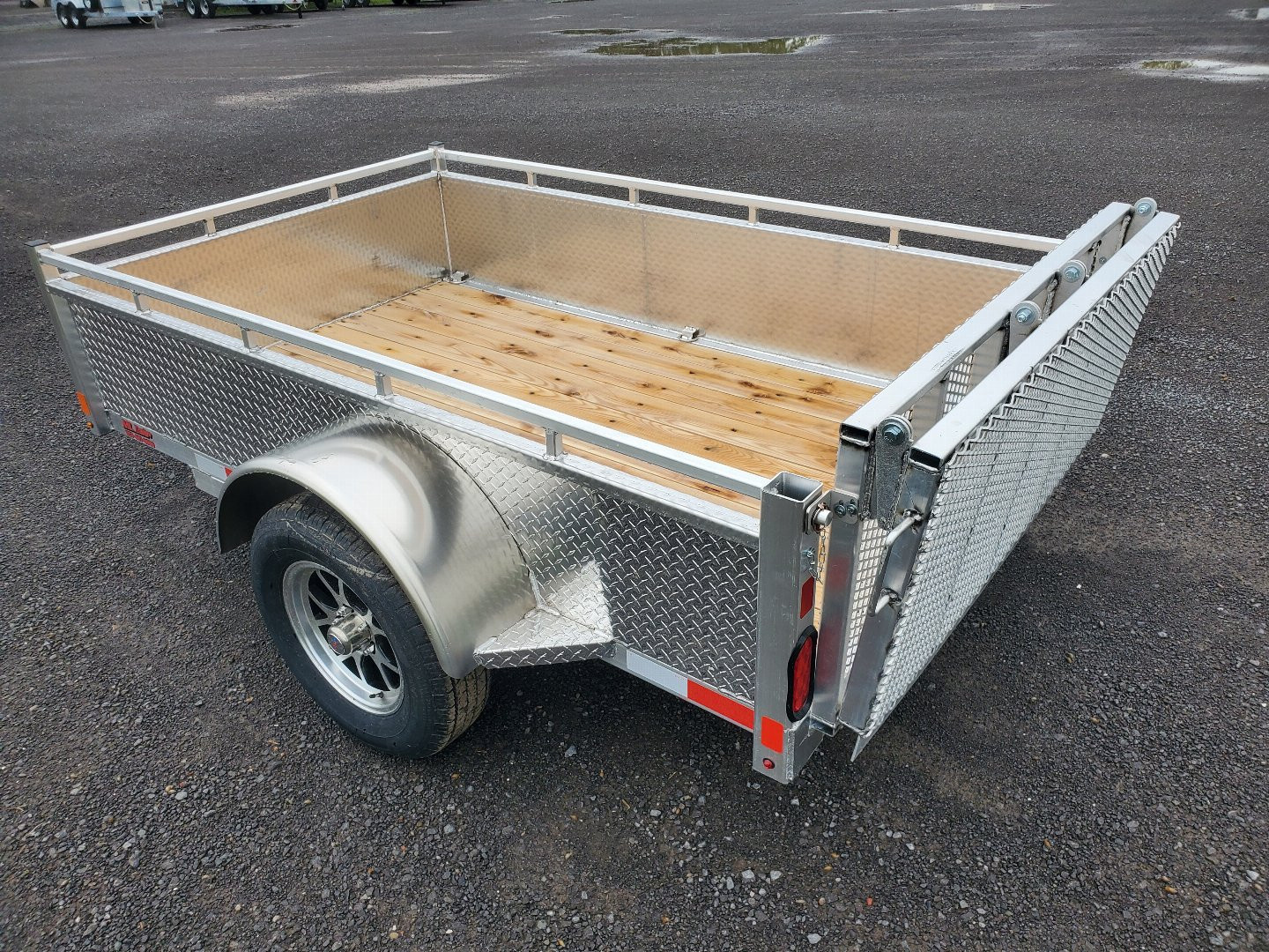 New 2026 Enbeck All Aluminum 5'x8' SA-3500 Utility Trailer