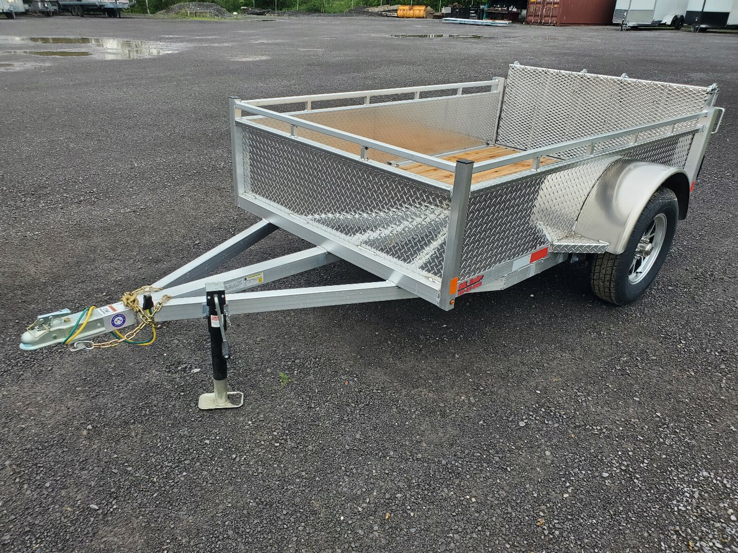 New 2026 Enbeck All Aluminum 5'x8' SA-3500 Utility Trailer