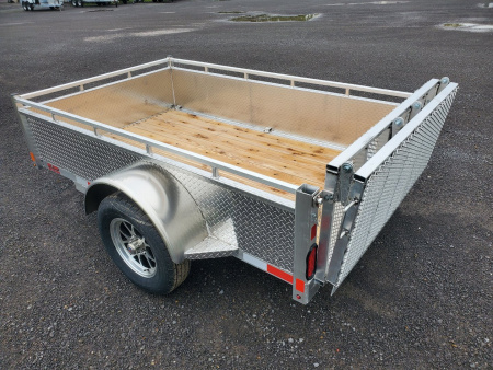 New 2026 Enbeck All Aluminum 5'x8' SA-3500 Utility Trailer