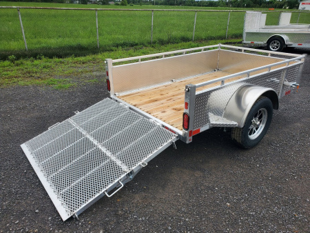 New 2026 Enbeck All Aluminum 5'x8' SA-3500 Utility Trailer